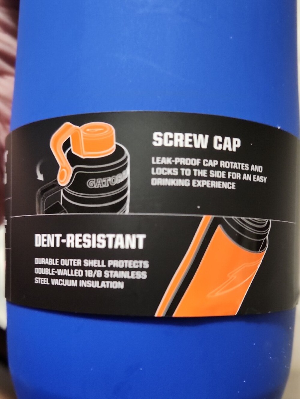 Gatorade Overtime Stainless Steel Bottle - Blue - Picture 3 of 7